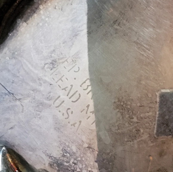 Vintage Towle Silver Plated Brass Bowl Made in USA Candy Dish Nut Bowl - Picture 13 of 13